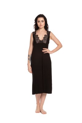 Нічна сорочка жіноча Effetto 10501C, Black (чорний), S