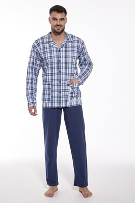 Пижама мужская Cornette 70 114-70 A24 3-5XL, салатово-біло-сірий, 3XL